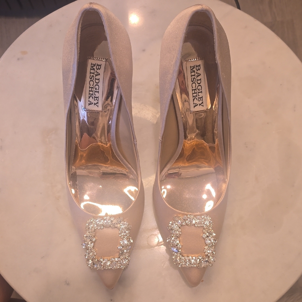Badgley Mischka Embellished Heels New Without BOX